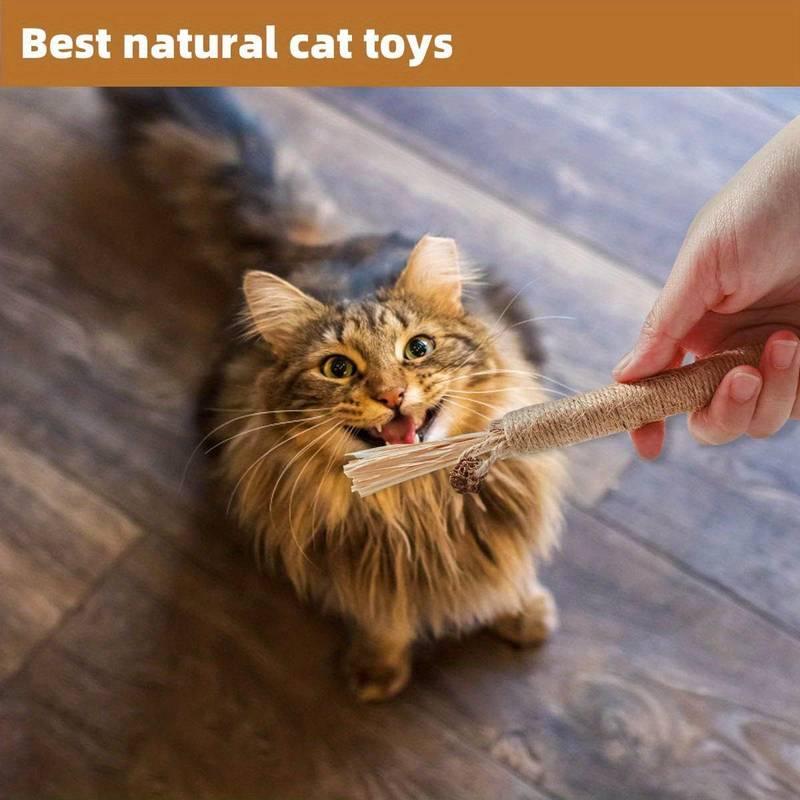 All Natural Catnip Teething Toy For Cats (3 In 1)