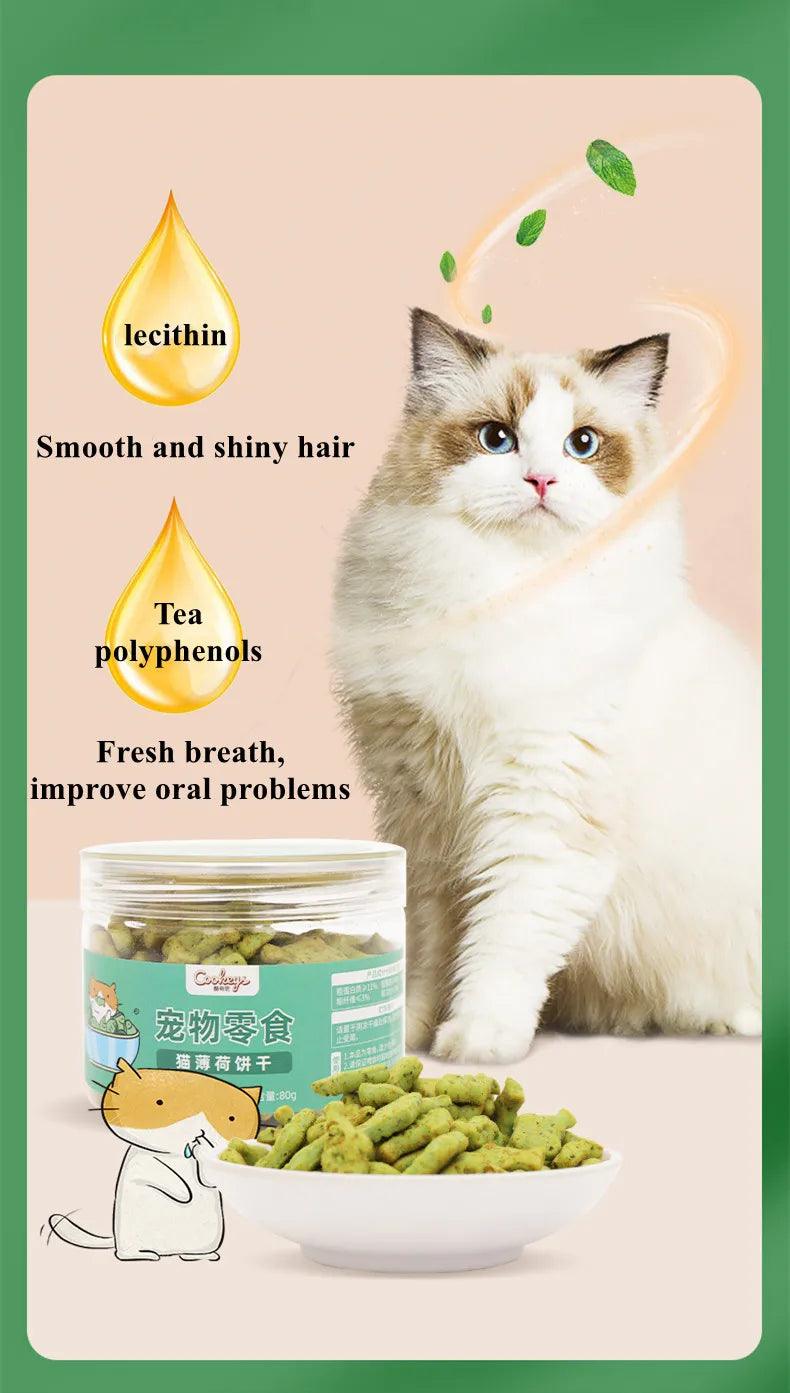 Cookey's Cat Dental Treats For Healthy Teeth With Catnip 80 Grams