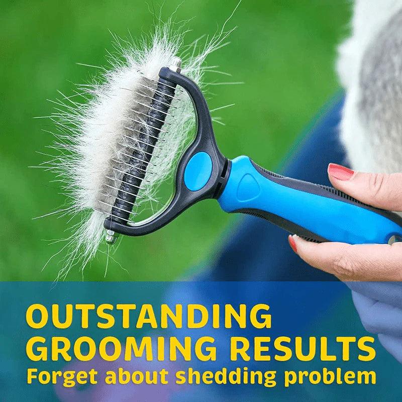 Dual Head Safe Pet Grooming & Dematting Comb