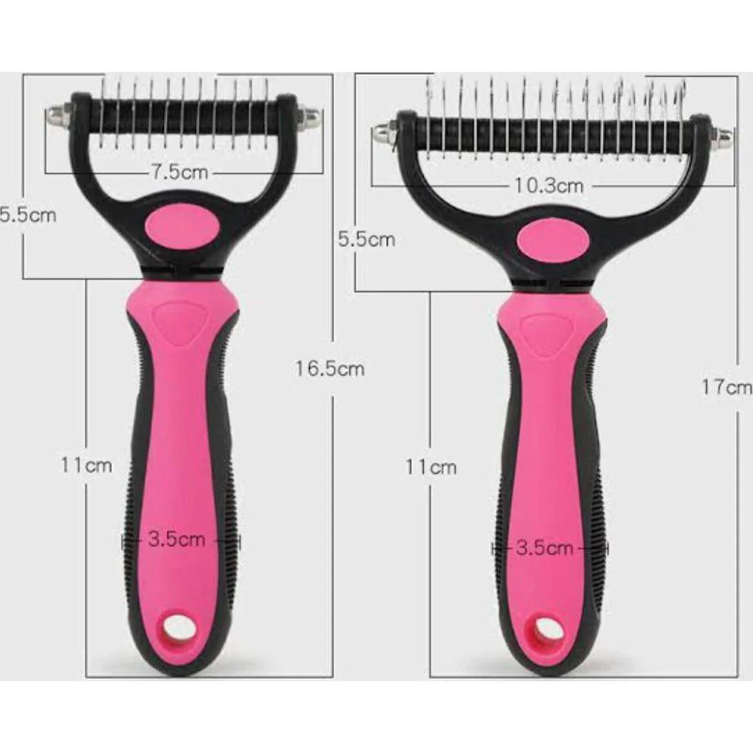 Dual Head Safe Pet Grooming & Dematting Comb