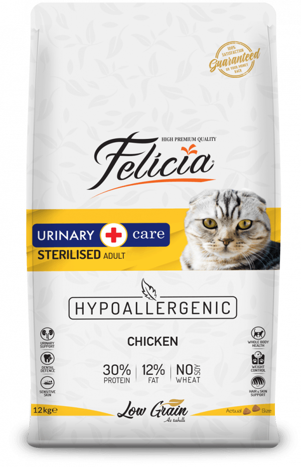 Felicia Urinary Care Adult Chicken Sterilised Cat Food