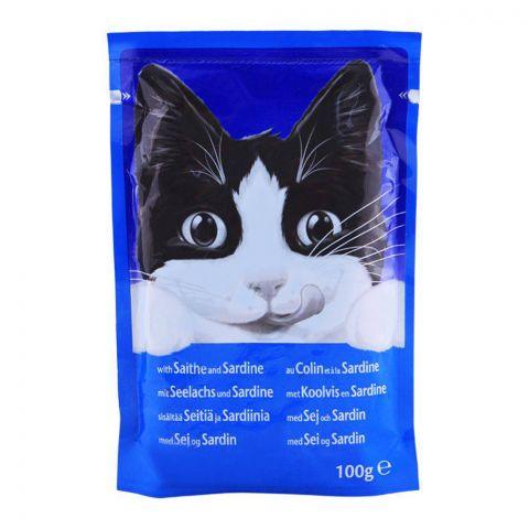 Felix With Cat Shrimp & Plaice Cat Food Pouch 100g