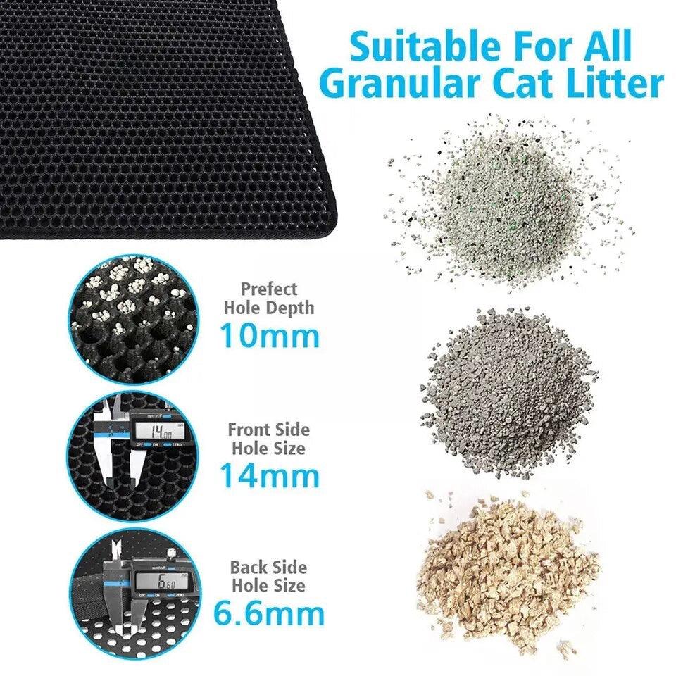 Cat Litter Mat With Double Layer