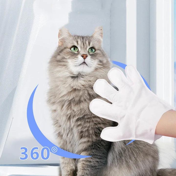 No Rinse Spa Wet Gloves for Pet Cleaning