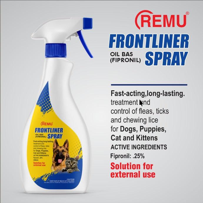 Remu Frontliner Flea & Tick Spray 100 ML, 300 ML, 500 ML